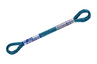 Нитки для вышивания " Gamma" мулине NM металлик 100% полиэстер 8 м М- 35 аквамарин