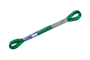 Нитки для вышивания " Gamma" мулине 100% вискоза 8 м R0321 изумрудный