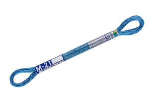 Нитки для вышивания " Gamma" мулине NM металлик 100% полиэстер 8 м М- 21 синий