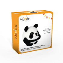 " Woolla" WT- 0205 " Панда Юкико" набор для валяния . 