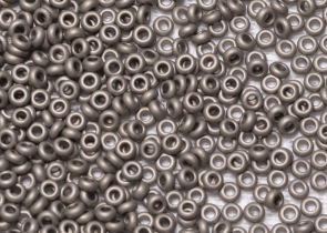 Бисер Япония DEMI 11/0 10г 0566 античное серебро, матовый металлизированный