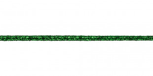 Тесьма отделочная сутаж (шнур отделочный) 02с2143 с метанитью 1.9 мм х 20 м 820009 / зелёный