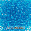 Бисер Чехия " GAMMA" круглый 1 10/ 0 2. 3 мм 5 г 1- й сорт А572 голубой ( 65156 ) 