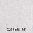 Бисер Чехия " GAMMA" круглый 4 10/ 0 2. 3 мм 5 г 1- й сорт D253 прозрачный/ перламутр ( 58135 ) 