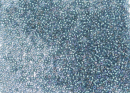 Бисер Япония круглый 15/0 10г 0274 хрусталь/зелёный чирок, окрашенный изнутри